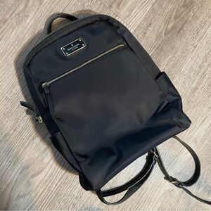 KATE SPADE Hilo Blake Avenue Nylon & Leather Black Backpack